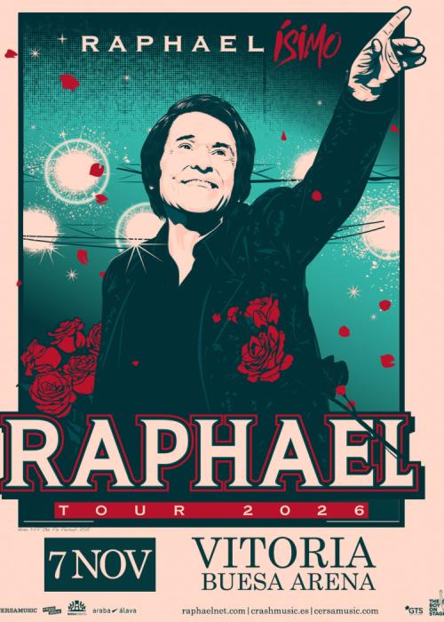 Cartel de Concierto de Raphael en Vitoria-Gasteiz