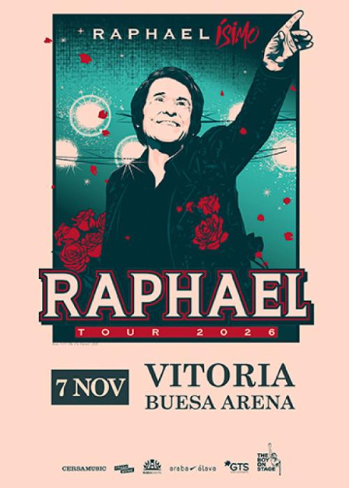 Cartel de Concierto de Raphael en Vitoria-Gasteiz