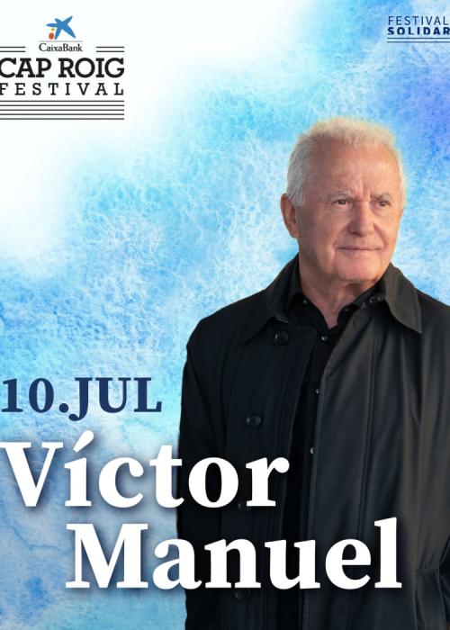 Cartel de Concierto de Victor Manuel en Girona