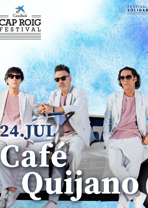 Cartel de Concierto de Café Quijano en Girona