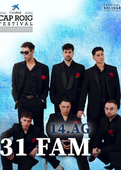 Cartel de Concierto de 31 FAM en Girona