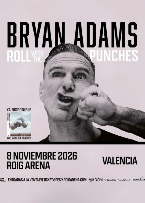 Cartel de Concierto de Bryan Adams en Valencia