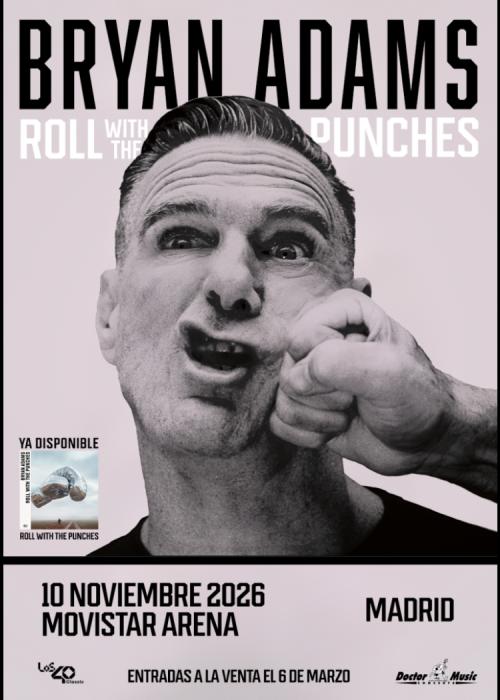 Cartel de Concierto de Bryan Adams en Madrid