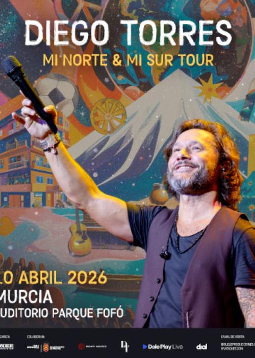 Cartel de Concierto de Diego Torres en Murcia