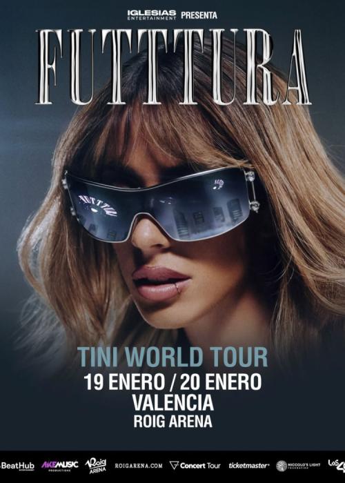 Cartel de Concierto de Tini en Valencia (Primera Fecha)
