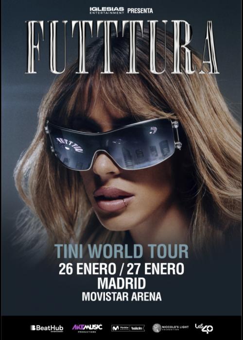 Cartel de Concierto de Tini en Madrid (Primera Fecha)
