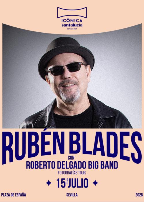 Cartel de Concierto de Rubén Blades en Sevilla