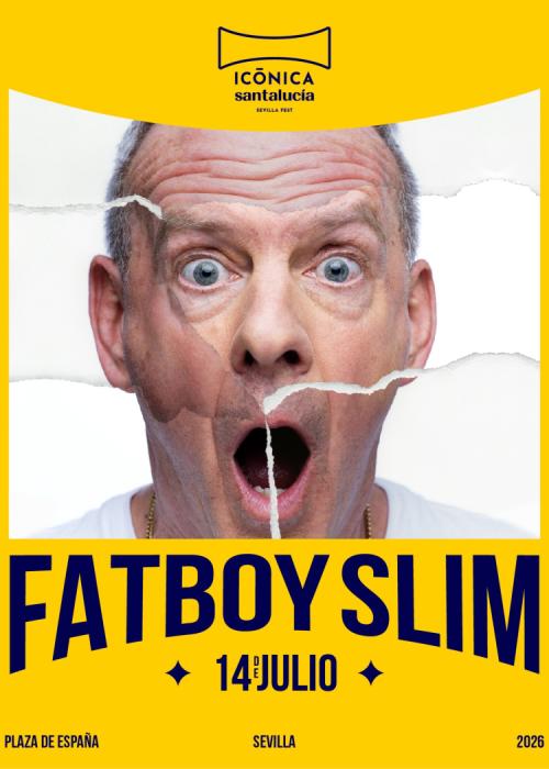 Cartel de Fatboy Slim en Sevilla