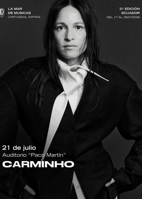 Cartel de Concierto de Carminho en Cartagena