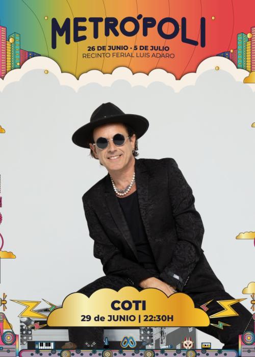 Cartel de Concierto de Coti + Comandante Twin en Gijón