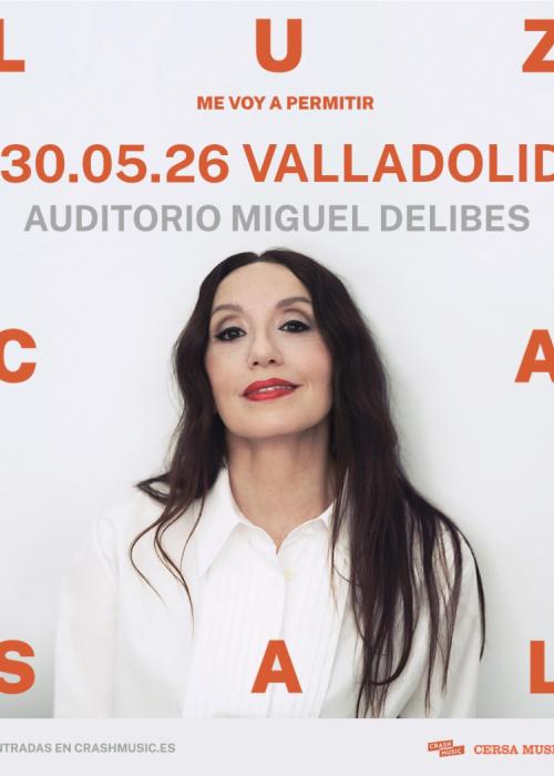 Cartel de Concierto de Luz Casal en Valladolid