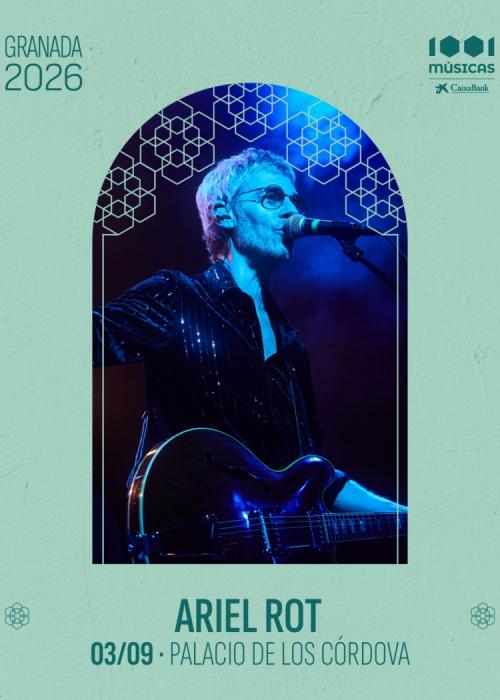 Cartel de Concierto de Ariel Rot en Granada