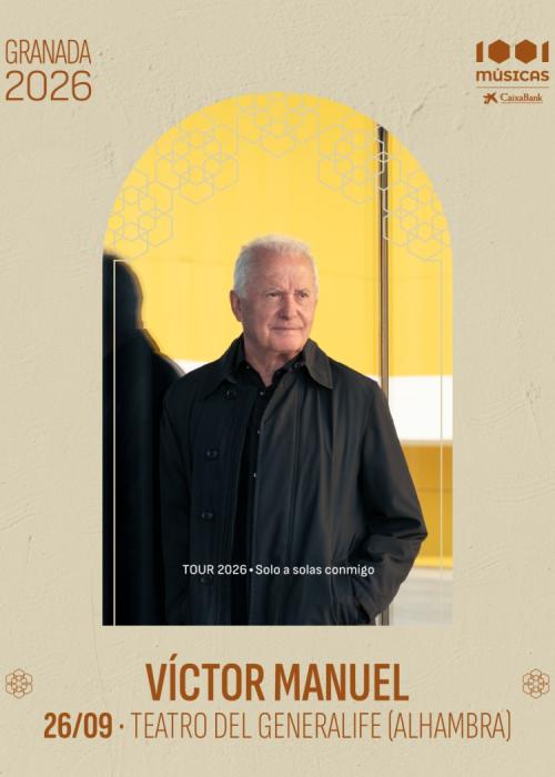 Cartel de Concierto de Victor Manuel en Granada