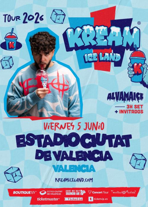 Cartel de Kream By Alvama Ice en Valencia 2026