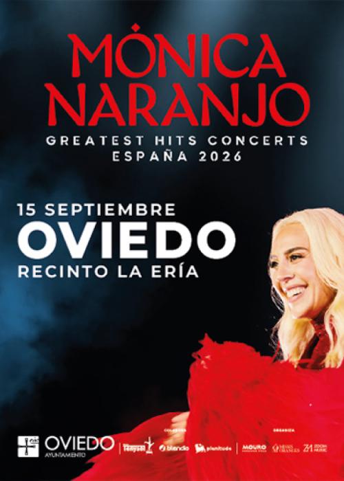 Cartel de Concierto de Mónica Naranjo en Oviedo