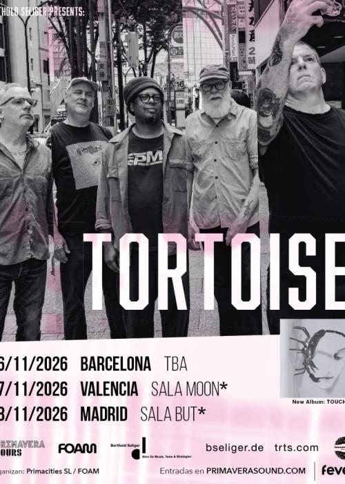 Cartel de Concierto de Tortoise en Barcelona