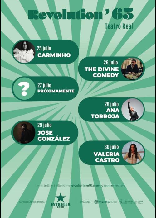 Cartel de Concierto de Carminho en Madrid