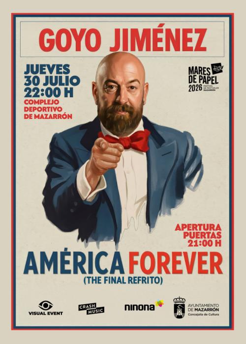 Cartel de Goyo Jiménez en Mazarrón