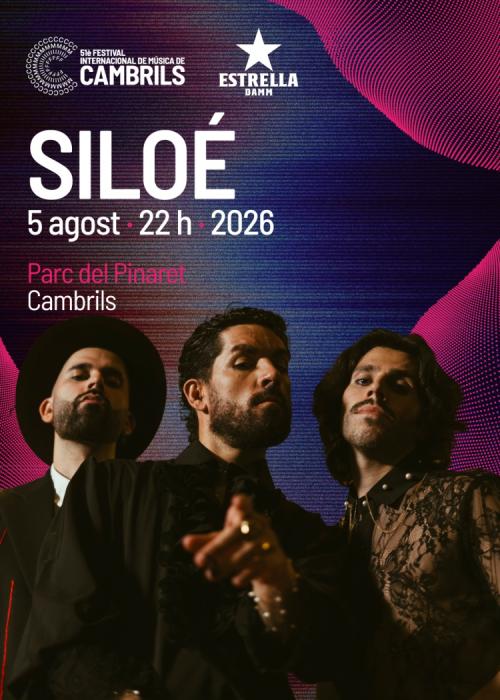 Cartel de Concierto de Siloé en Cambrils