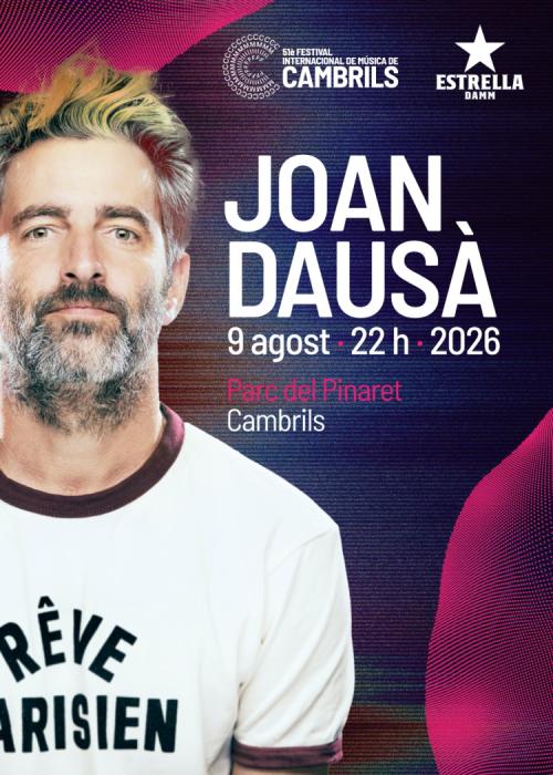 Cartel de Concierto de Joan Dausà en Cambrils
