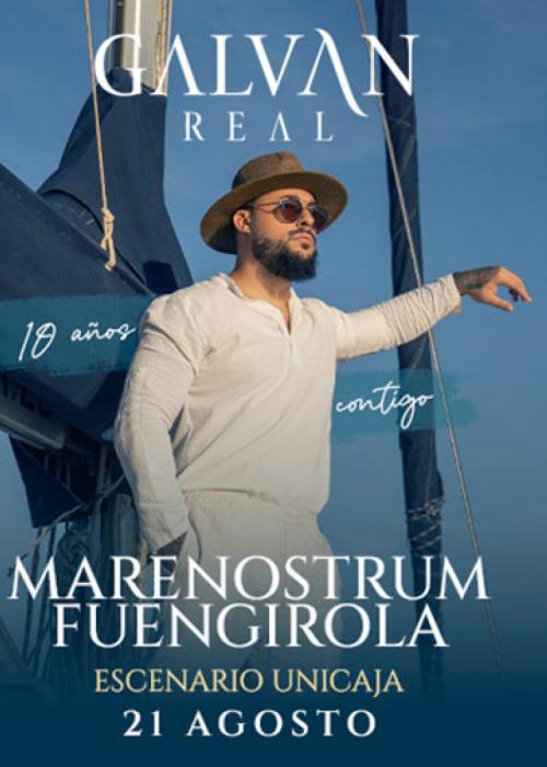 Cartel de Concierto de Galvan Real en Fuengirola