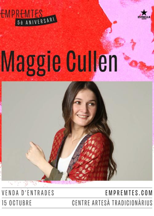 Cartel de Concierto de Maggie Cullen en Barcelona