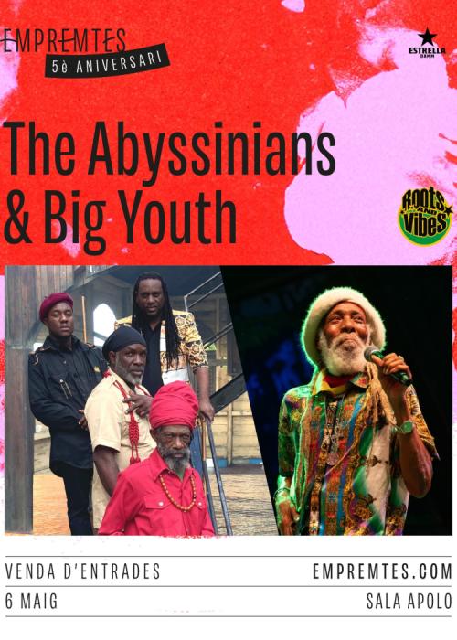 Cartel de Concierto de The Abyssinians & Big Youth en Barcelona