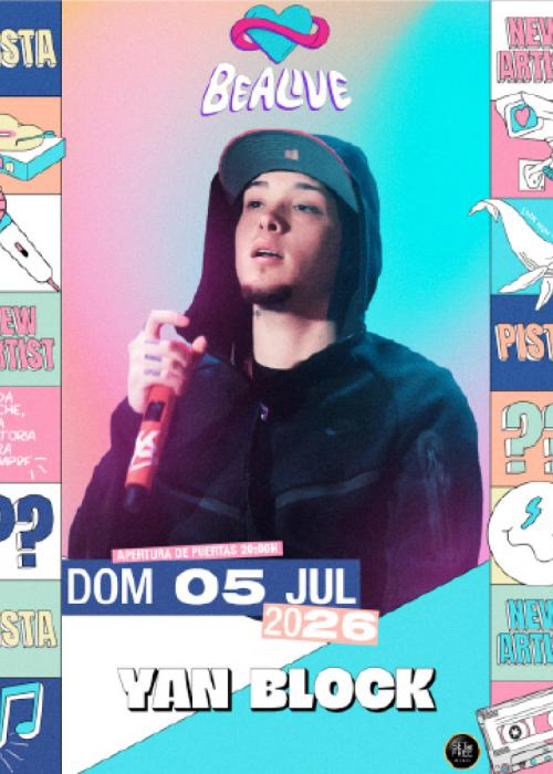 Cartel de Concierto de Yan Block en Punta Umbría