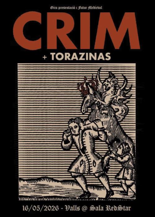 Cartel de Concierto de CRIM en Valls - Tarragona