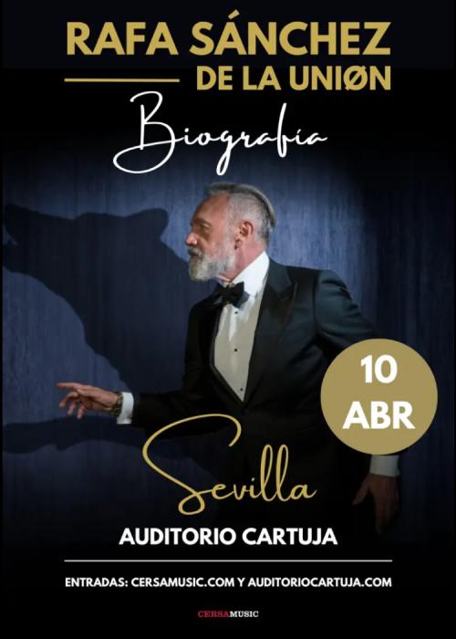 Cartel de Concierto de Rafa Sánchez en Sevilla