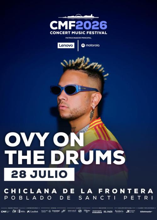 Cartel de Ovy On The Drums en Chiclana de la Frontera