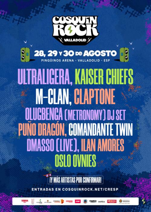 Cartel de Cosquín Rock Valladolid 2026
