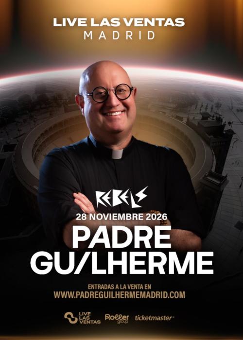 Cartel de Padre Guilherme en Madrid