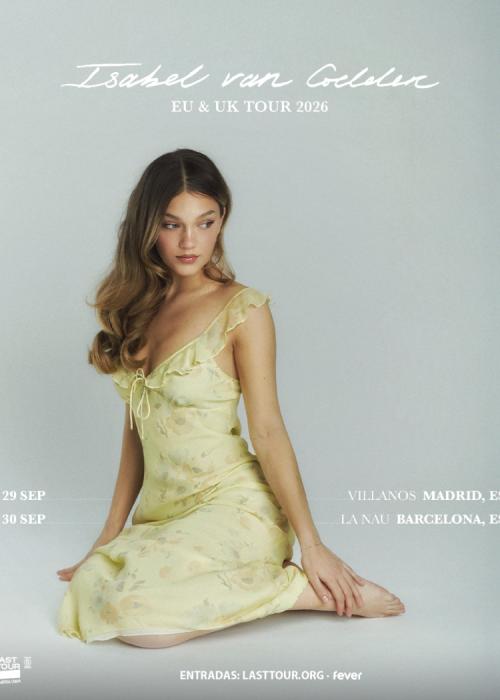 Cartel de Concierto de Isabel van Gelder en Barcelona