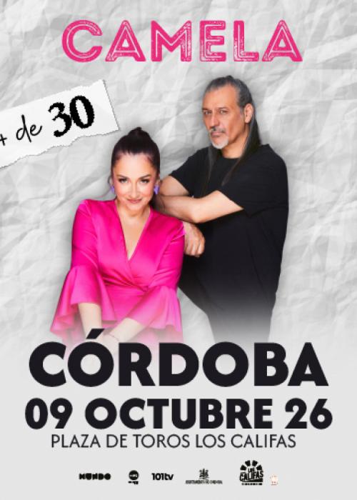 Cartel de Concierto de Camela en Córdoba
