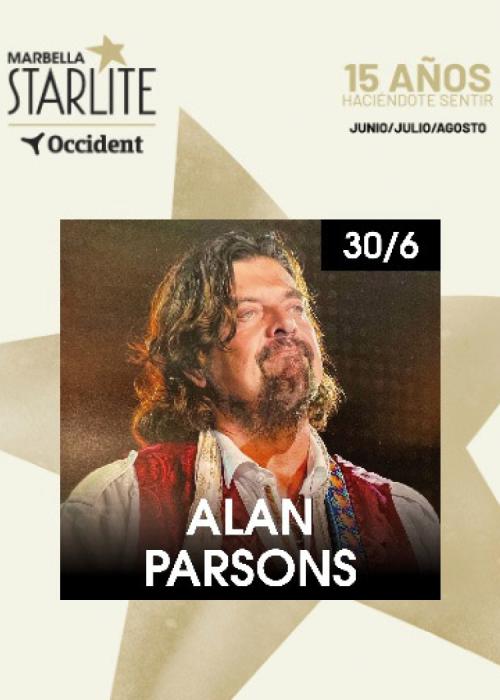 Cartel de Concierto de Alan Parsons en Marbella