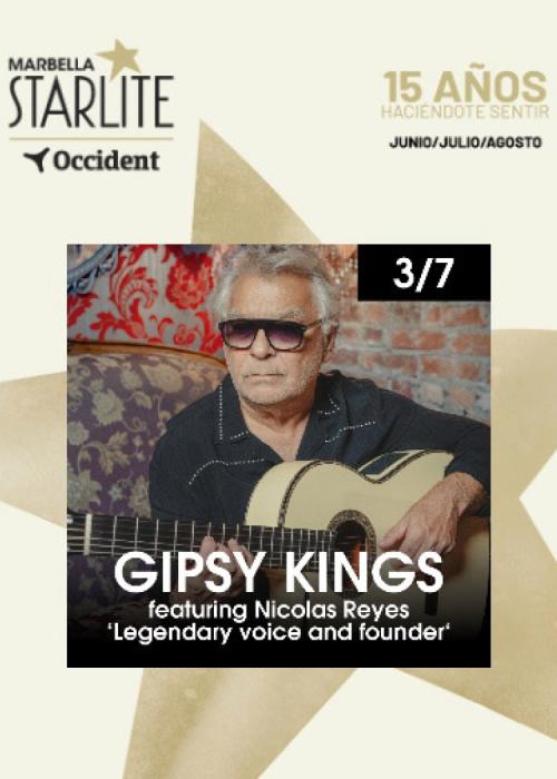 Cartel de Concierto de Gipsy Kings en Marbella