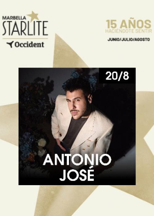 Cartel de Concierto de Antonio José en Marbella