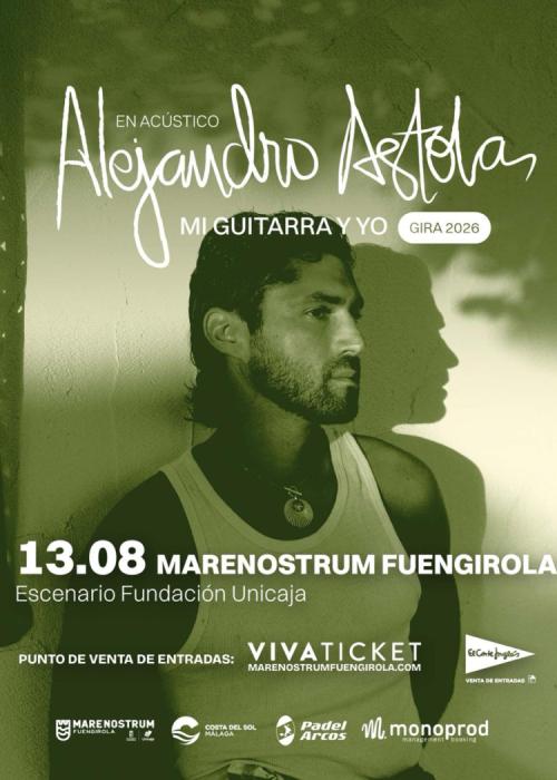 Cartel de Concierto de Alejandro Astola en Fuengirola