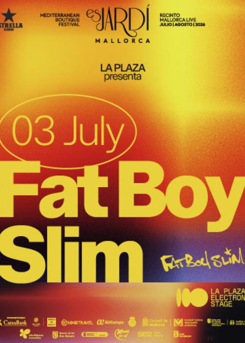 Cartel de Fatboy Slim en Palma de Mallorca