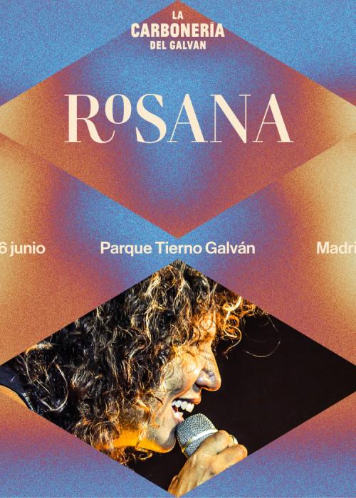 Cartel de Concierto de Rosana en Madrid