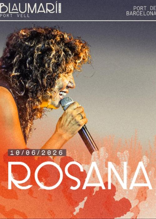 Cartel de Concierto de Rosana en Barcelona