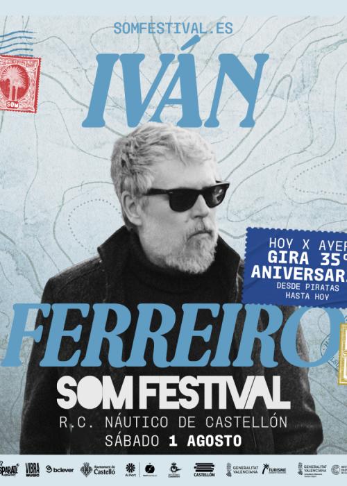 Cartel de Concierto de Iván Ferreiro en Castellón