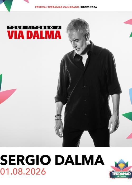 Cartel de Concierto de Sergio Dalma en Sitges