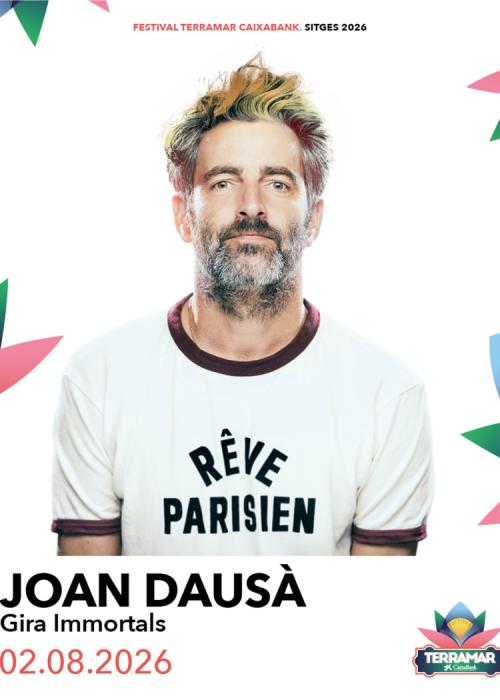Cartel de Concierto de Joan Dausà en Sitges