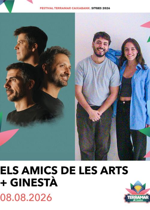 Cartel de Concierto de Els Amics de les Arts en Sitges