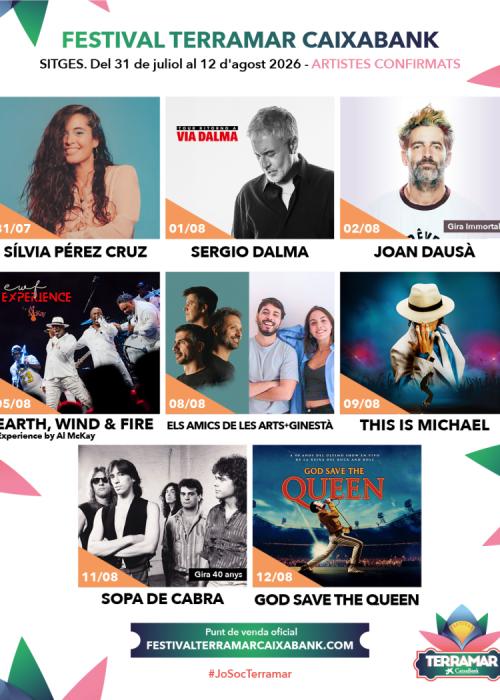 Cartel de Concierto de Sopa de Cabra en Sitges