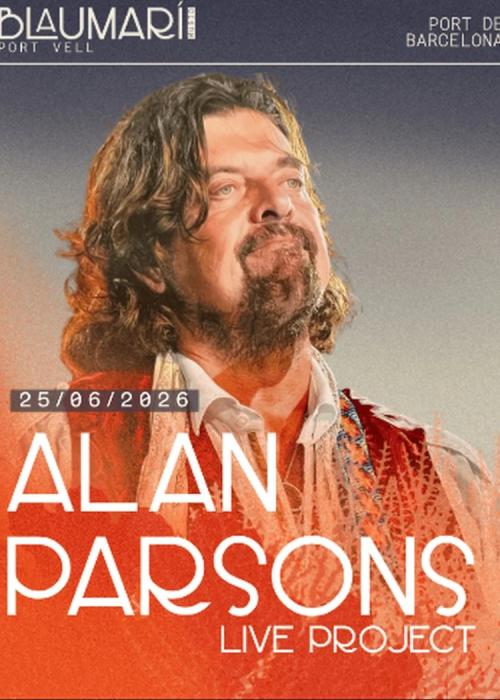 Cartel de Concierto de Alan Parsons en Barcelona