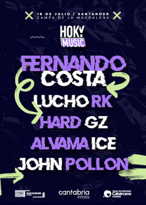 Cartel de Hoky Music 2026 Santander