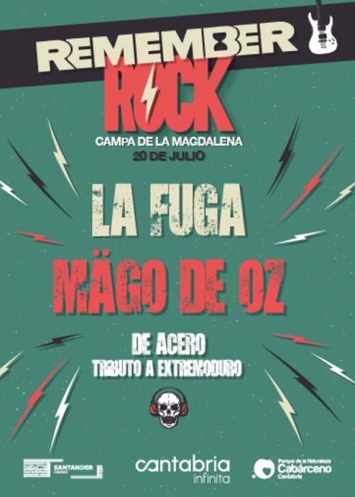 Cartel de Concierto de La Fuga + Mägo de Oz en Santander